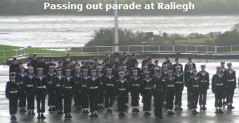 Passing_out_parade_on_H_M_S__Raleigh